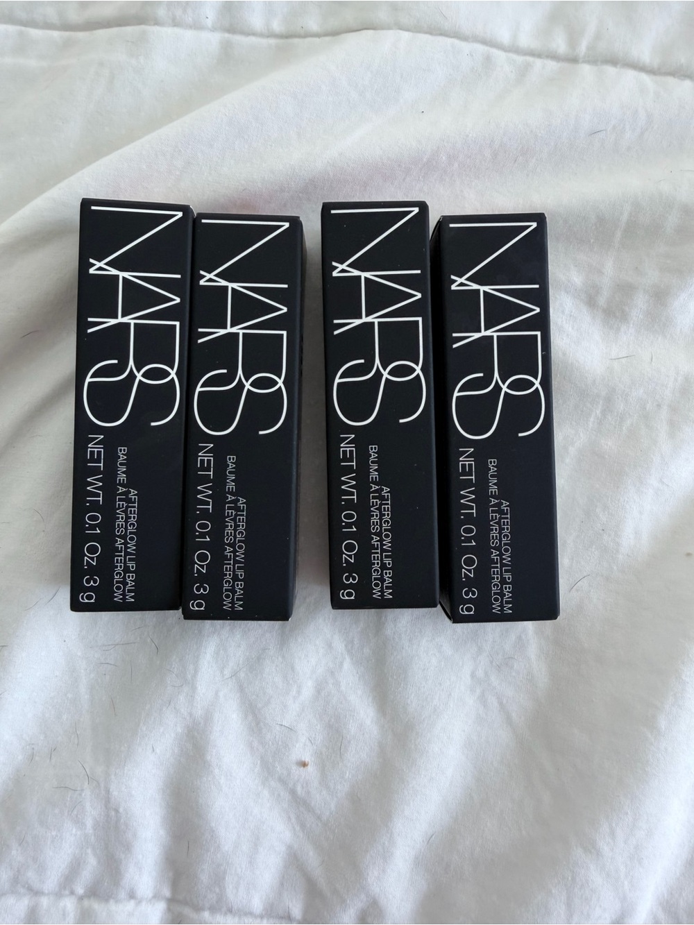 NARS Afterglow Lip Balm Quartet - Black Packaging